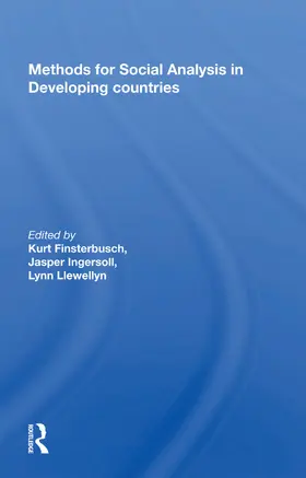Finsterbusch |  Methods for Social Analysis in Developing Countries | Buch |  Sack Fachmedien