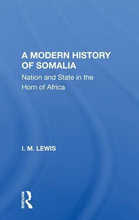 Lewis |  A Modern History Of Somalia | Buch |  Sack Fachmedien