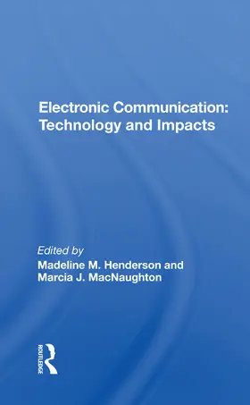 Henderson |  Electronic Communication | Buch |  Sack Fachmedien