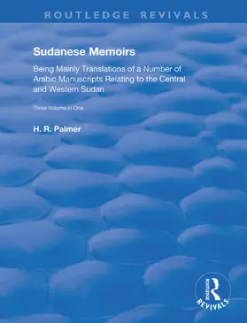 Palmer | Sudanese Memoirs | Buch | 978-0-367-17818-5 | sack.de