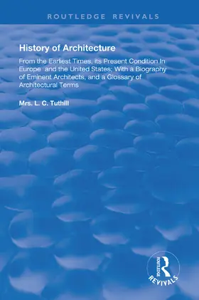 Tuthill |  History of Architecture From the Earliest Times | Buch |  Sack Fachmedien