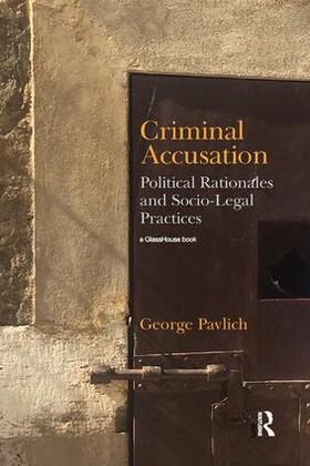Pavlich |  Criminal Accusation | Buch |  Sack Fachmedien