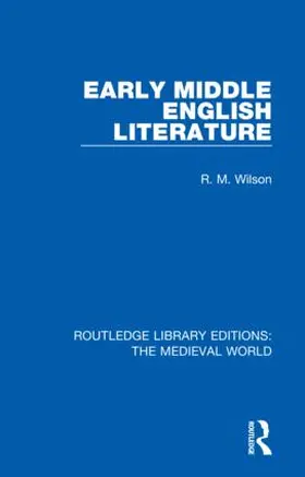 Wilson |  Early Middle English Literature | Buch |  Sack Fachmedien