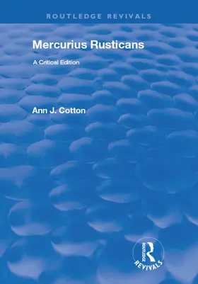 Cotton | Mercurius Rusticans | Buch | 978-0-367-19863-3 | www.sack.de