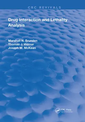 Brunden / Vidmar / McKean |  Drug Interaction & Lethality Analysis | Buch |  Sack Fachmedien