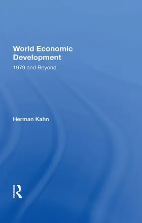 Kahn |  World Economic Development | Buch |  Sack Fachmedien