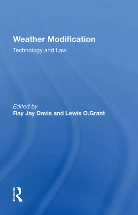 Davis |  Weather Modification | Buch |  Sack Fachmedien