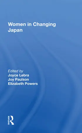 Lebra |  Women In Changing Japan | Buch |  Sack Fachmedien