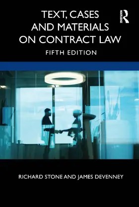 Stone / Devenney |  Text, Cases and Materials on Contract Law | Buch |  Sack Fachmedien
