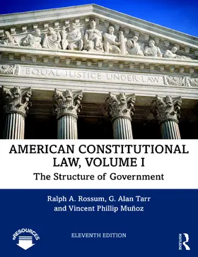 Rossum / Tarr / Munoz |  American Constitutional Law, Volume I | Buch |  Sack Fachmedien