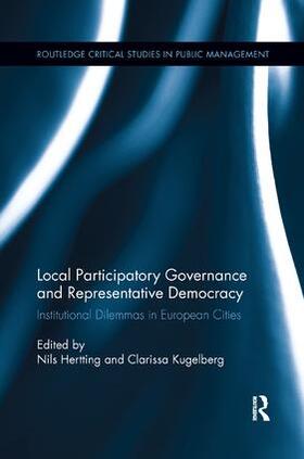 Hertting / Kugelberg |  Local Participatory Governance and Representative Democracy | Buch |  Sack Fachmedien