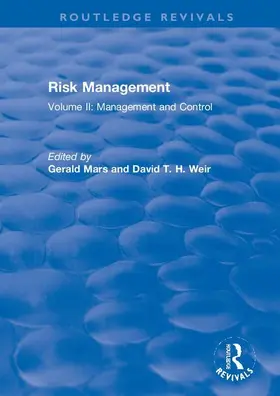 Mars / Weir |  Risk Management | Buch |  Sack Fachmedien