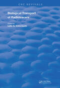 Colombetti |  Biological Transport of Radiotracers | Buch |  Sack Fachmedien