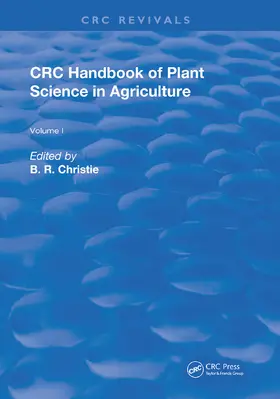 Christie |  CRC Handbook of Plant Science in Agriculture | Buch |  Sack Fachmedien