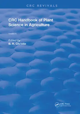 Hanson |  CRC Handbook of Plant Science in Agriculture | Buch |  Sack Fachmedien