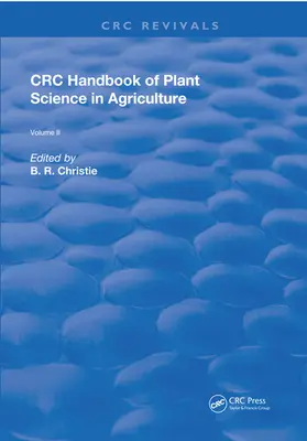 Hanson |  CRC Handbook of Plant Science in Agriculture | Buch |  Sack Fachmedien