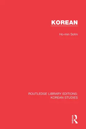 Sohn | Korean | Buch | 978-0-367-25258-8 | www.sack.de
