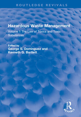 Dominguez / Bartlett |  Hazardous Waste Management | Buch |  Sack Fachmedien