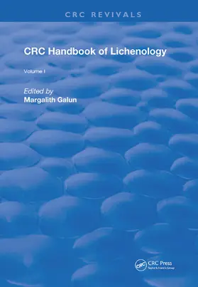 Galun |  Handbook of Lichenology | Buch |  Sack Fachmedien