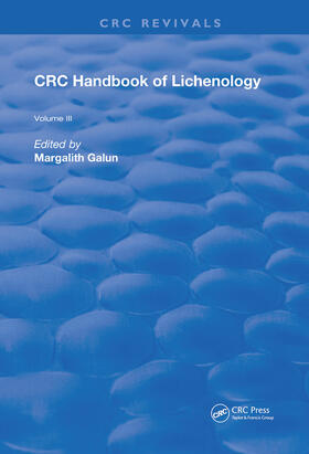 Galun |  Handbook of Lichenology | Buch |  Sack Fachmedien