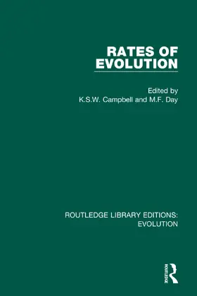 Day / Campbell |  Rates of Evolution | Buch |  Sack Fachmedien