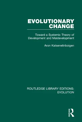 Katsenelinboigen |  Evolutionary Change | Buch |  Sack Fachmedien