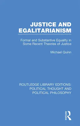 Quinn | Justice and Egalitarianism | Buch | 978-0-367-27135-0 | sack.de