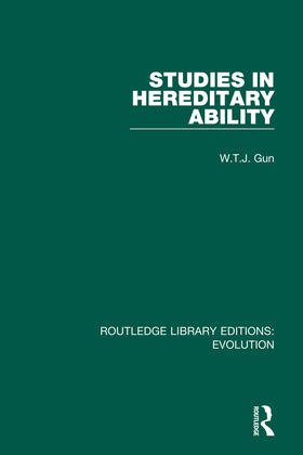 Gun | Studies in Hereditary Ability | Buch | sack.de
