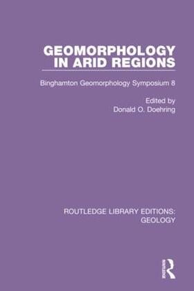 Doehring | Geomorphology in Arid Regions | Buch | 978-0-367-28022-2 | sack.de