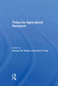 Ruttan / Evenson / Pray |  Policy For Agricultural Research | Buch |  Sack Fachmedien