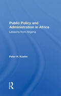 Koehn |  Public Policy And Administration In Africa | Buch |  Sack Fachmedien