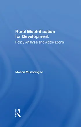 Munasinghe |  Rural Electrification For Development | Buch |  Sack Fachmedien
