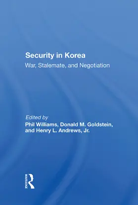 Williams / Goldstein |  Security In Korea | Buch |  Sack Fachmedien