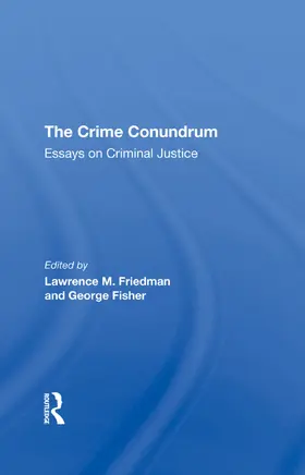 Friedman / Fisher |  The Crime Conundrum | Buch |  Sack Fachmedien