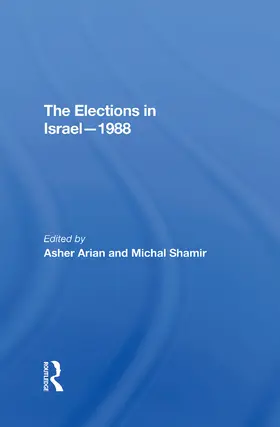 Arian / Shamir |  The Elections In Israel1988 | Buch |  Sack Fachmedien
