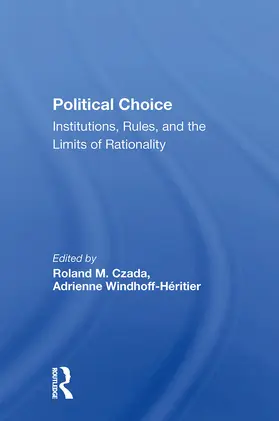 Czada / Windhoff-Heritier |  Political Choice | Buch |  Sack Fachmedien