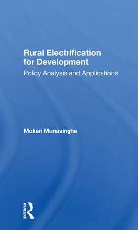 Munasinghe |  Rural Electrification For Development | Buch |  Sack Fachmedien