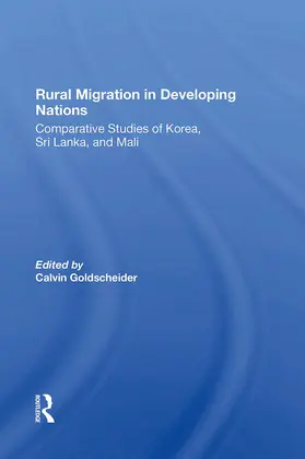 Goldscheider | Rural Migration In Developing Nations | Buch | 978-0-367-30181-1 | www.sack.de