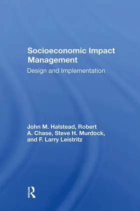 Halstead / Chase / Murdock |  Socioeconomic Impact Management | Buch |  Sack Fachmedien