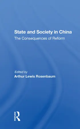 Lee / Rosenbaum | State And Society In China | Buch | 978-0-367-30412-6 | www.sack.de