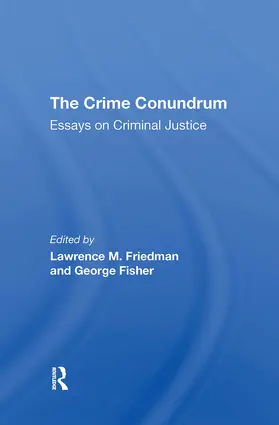 Friedman / Fisher |  The Crime Conundrum | Buch |  Sack Fachmedien
