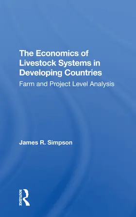 Simpson |  The Economics Of Livestock Systems In Developing Countries | Buch |  Sack Fachmedien