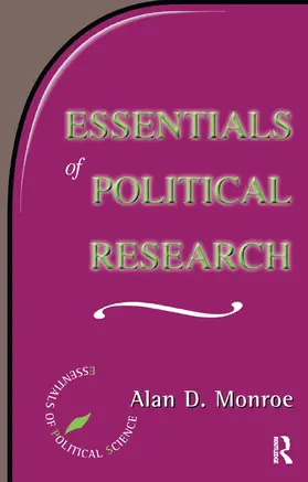 Monroe |  Essentials Of Political Research | Buch |  Sack Fachmedien