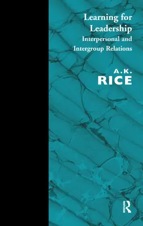 Rice |  Learning for Leadership | Buch |  Sack Fachmedien