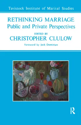 Clulow |  Rethinking Marriage | Buch |  Sack Fachmedien