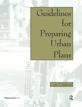 Anderson |  Guidelines for Preparing Urban Plans | Buch |  Sack Fachmedien
