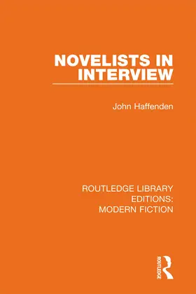 Haffenden |  Novelists in Interview | Buch |  Sack Fachmedien