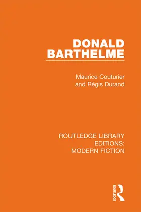 Couturier / Durand | Donald Barthelme | Buch | 978-0-367-34356-9 | www.sack.de