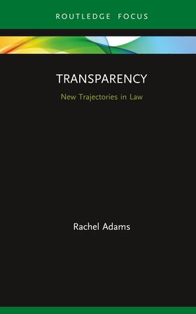 Adams |  Transparency | Buch |  Sack Fachmedien