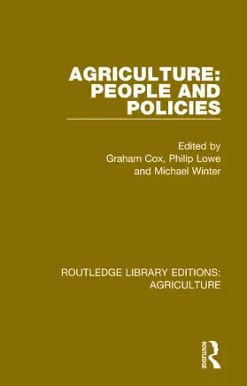 Cox / Lowe / Winter |  Agriculture | Buch |  Sack Fachmedien